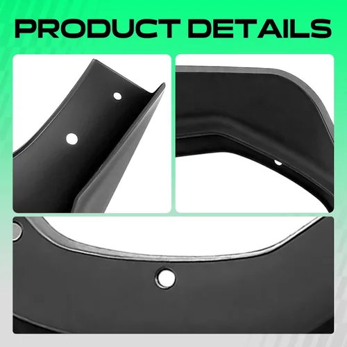 Vista 8 de YHTAUTO Protectores contra salpicaduras para Ford Escape 2013-2019 Sport Utility (no compatible con estribo y modelo de titanio), guardabarros