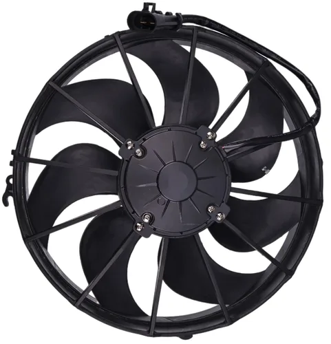 Vista 2 de Nuevo 30103202 - Ventilador extractor de 12 pulgadas, hoja curvada, 1870 CFM, compatible con SPAL VA01-AP90/VLL-66A