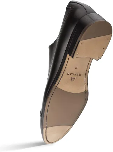 Vista 2 de Mezlan E400 - Zapatos de vestir de lujo para hombre - Piel de becerro europea con acabados a mano - Hecho a mano en España - Ancho medio