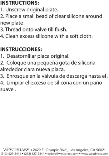 Vista 6 de Westbrass R500-62 Kit de ajuste de válvula de llave de encendido de gas NPSM de 3/4 de pulgada, color negro mate, paquete de 1
