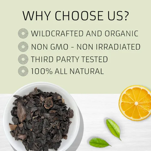 Vista 5 de Evergreen Herbs Cascaras de nogal negro, WIldcrafted, Cascara De Nogal Negro 4 oz. (3.99 oz)