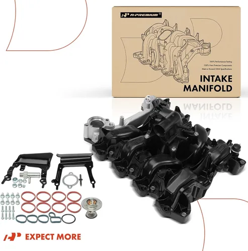 Vista 8 de A-Premium Colector de admisión superior del motor con junta [SOHC, 8 cilindros 4.6L] compatible con Ford F-150 2007-2008, E-150 2007-2008, E-250