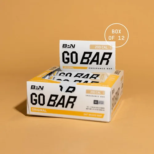 Vista 3 de BARE PERFORMANCE NUTRITION Go Bar, barra de avena para entrenamiento de resistencia con 36g de carbohidratos y 200 calorías por porción, 12 barras