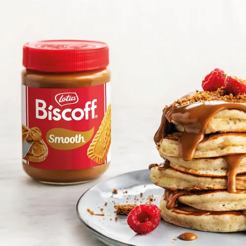 Vista 6 de Lotus Biscoff - Tarro de 3.5 lbs - Original caramelizado para untar suave