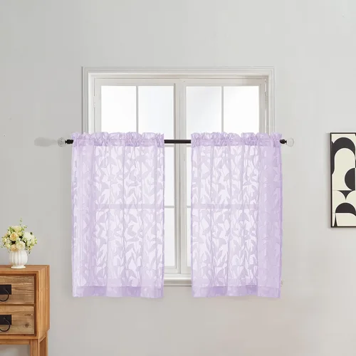 Vista 105 de Gwine - Cortinas traslúcidas color verde salvia de 96 pulgadas de largo, 2