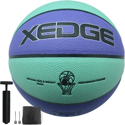 Vista 7 de XEDGE Baloncesto 28.5" Tamaño 6 Interior Exterior Cuero Baloncesto Set