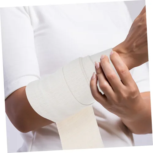 Vista 7 de Calcetines de algodón de punto tubular elástico de yeso rollo de soporte de algodón Stockinette pierna brazo lesión fácil de usar para muñeca, mano