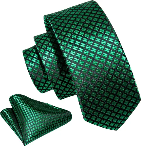 Vista 75 de Barry.Wang Corbata de niño regular seda tejida rayas sólido lazo bolsillo cuadrado