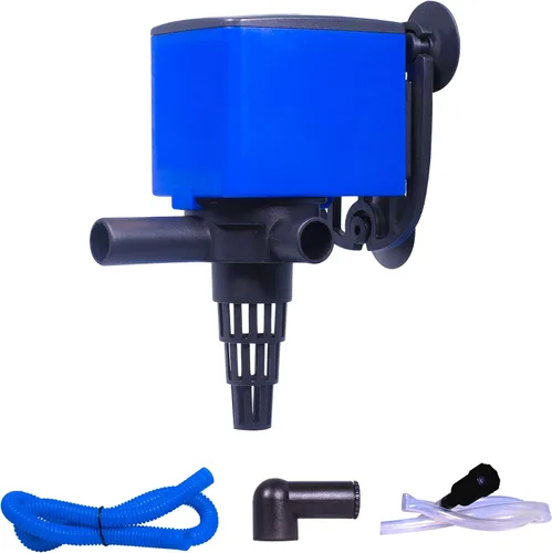 Vista 12 de Bomba sumergible Powerhead de 210 GPH - Bomba 3 en 1 para acuario con oxigenación, filtración y ciclismo de agua, elevación máxima de 3.3 pies, 15 W