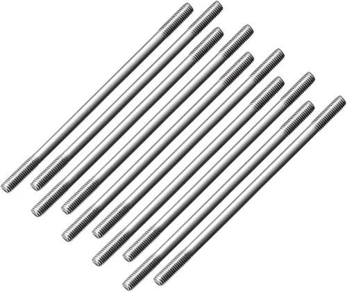 Vista 6 de uxcell M3x25mm Conector Varilla de Acero Inoxidable Varillaje de Varilla, para RC Barco, Coche, Avión, Helicóptero, 10pcs