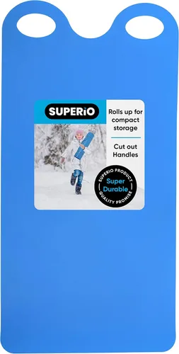 Vista 11 de Superio Snow Slider Mat, Flexible Snow Sled Flying Carpet, Roll up Sleds for Kids 36" / Adults 54" Lightweight Plastic Snowboard Sled, 1 Pack Rojo