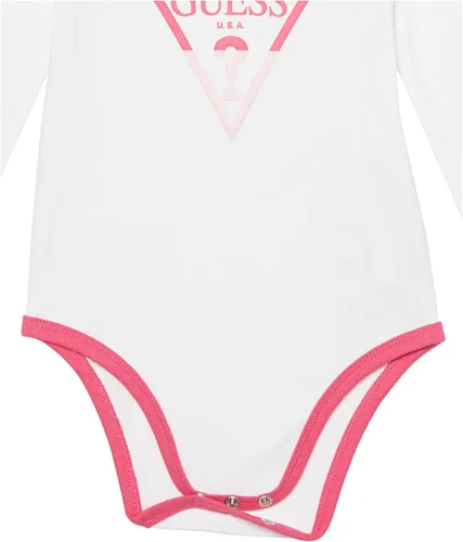 Vista 5 de GUESS Baby-girls Body orgánico con logotipo entrelazado con sudadera y pantalones deportivos con cremallera