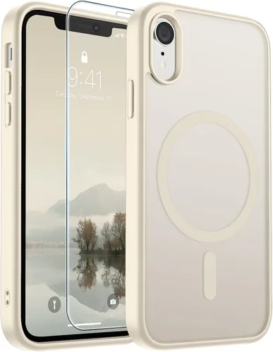 Vista 68 de SUPFINE Funda magnética para iPhone SE 2022 (3ª)/2020 (2ª), iPhone 8 (compatible con MagSafe) (protección contra caídas de grado militar), funda