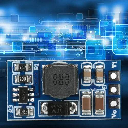 Vista 3 de 2 unids DC-DC Módulo regulador Step-up Module Boost Convertidor para motor LED 7W 2.6-5.5 a 5V/6V/9V/12V ND0412SA (5V)
