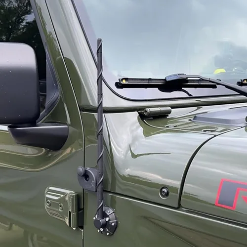Vista 9 de KSaAuto Antena de repuesto para camioneta Ford, goma flexible de 13 pulgadas, color negro, se adapta a Ford F150 2009-2025, F250 F350 2017-2025