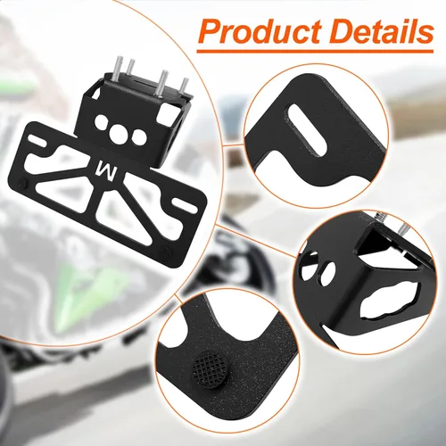 Vista 7 de Kit eliminador de guardabarros VM-KZ910 compatible con Kawasaki Z900 (2017-2019) Aluminum Construction, Anti-Rust, Suitable for Outdoor Use
