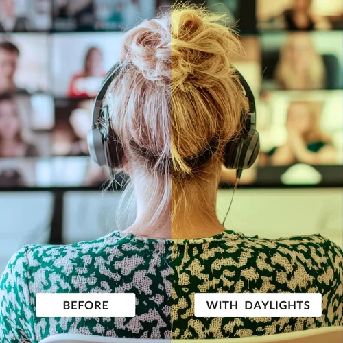 Vista 4 de by Dave Asprey Daylights Yellow Lenses Block 75% of Blue Light for Heavy Daytime Screen Use