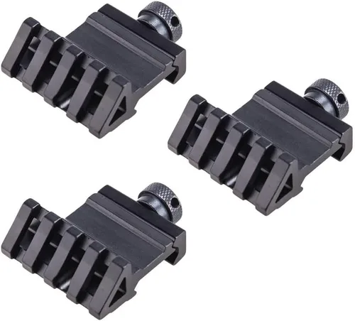 Vista 9 de Pinty Anillos para mira de 30/34 mm, juego de 2 monturas de mira para rifle de 45°, anillos de montaje de mira de aleación de aluminio con altura