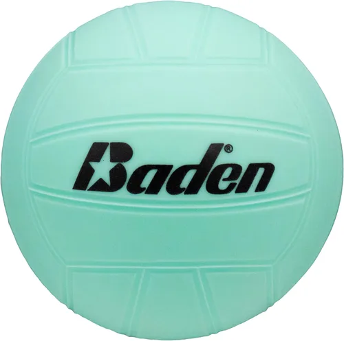 Vista 2 de Baden Mini voleibol de 4 pulgadas, paquete de 12 con bomba para regalo de equipo, premio y apto para piscina