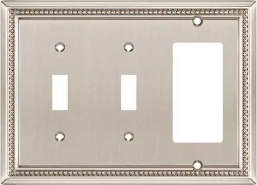 Vista 42 de Henne Bery Sunken Pearls Placa de Pared Decorativa de Servicio Pesado Placa de Interruptor Cubierta de Tomacorriente