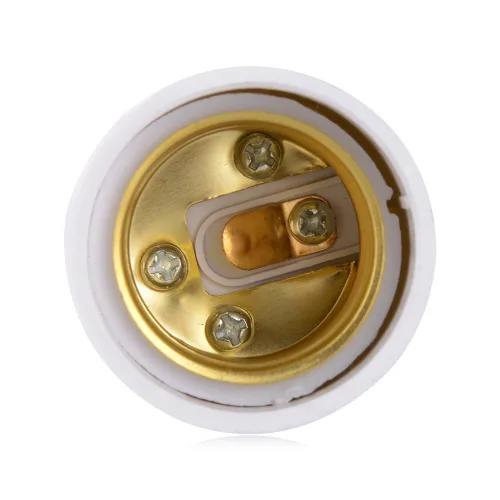 Vista 5 de Onite Adaptador GU24 a E26, Convertidor de Enchufe Resistente al Calor de 600W 320°F, Base de Bombilla GU24 de Alta Potencia a Enchufe Medio