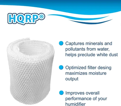 Vista 7 de HQRP Filtro de mecha humidificador compatible con Kenmore 14906 EF1 EF-1, Emerson MoistAir MAF1 MAF-1 estilo consola, humidificadores de aire