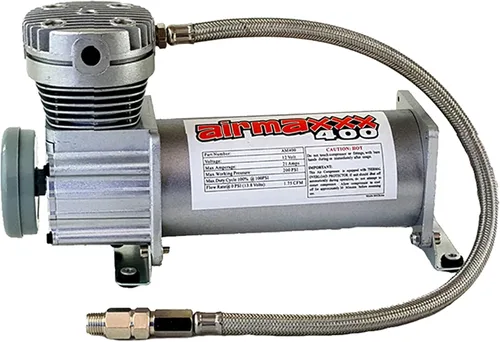 Vista 2 de Interruptor de presión de encendido/apagado del compresor de aire Pewter 400 y kit de cableado de un solo compresor (90/120)