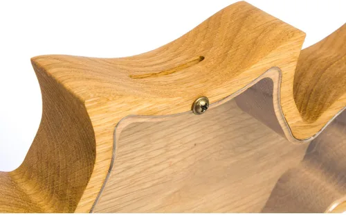 Vista 4 de Hucha de búho – Caja de dinero de madera personalizada para niños y adultos Regalo Montessori y decoración de guardería Ideal para baby showers