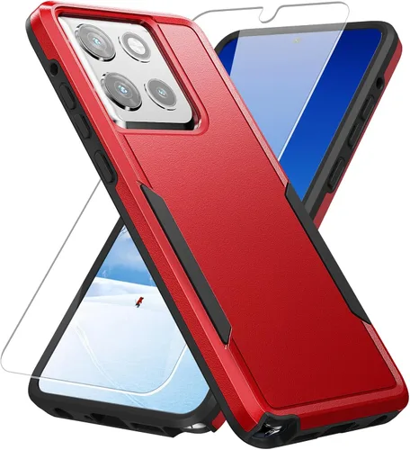 Vista 28 de Funda para Moto G Stylus 5G 2022, con Protector de Pantalla, [Probada contra Caídas de Grado Militar] Funda Protectora de Servicio Pesado Resistente