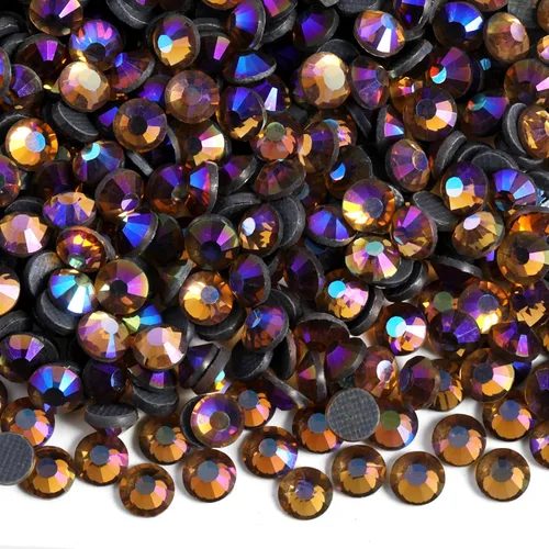 Vista 30 de 6000 diamantes de imitación termoadhesivos a granel, diamantes de imitación azules para ropa de manualidades, cristales termoadhesivos para Zafiro
