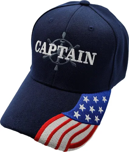 Vista 3 de Captain and First Mate - Gorras de béisbol a juego