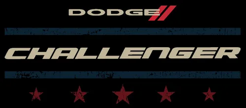 Vista 4 de JH DESIGN GROUP Sudadera con capucha Dodge Challenger de 2 caras con la bandera estadounidense para hombre