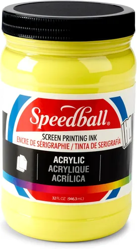 Vista 5 de Speedball 004657 Tinta acrílica para serigrafía, 32.0 fl oz, 32 onzas líquidas, color negro