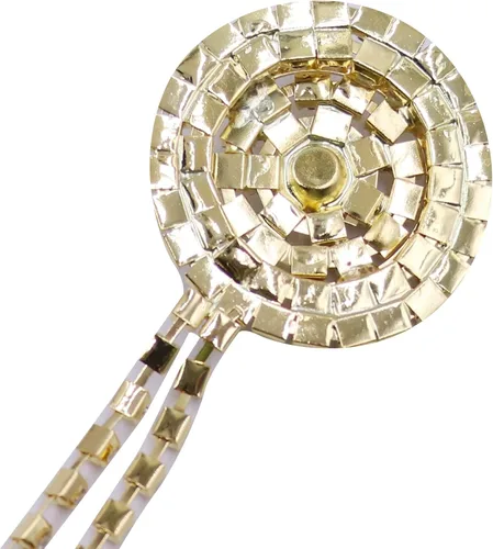 Vista 6 de MINGSEECESS Almohadillas adhesivas reutilizables para pezones de silicona de metal dorado con forma cuadrada y borla