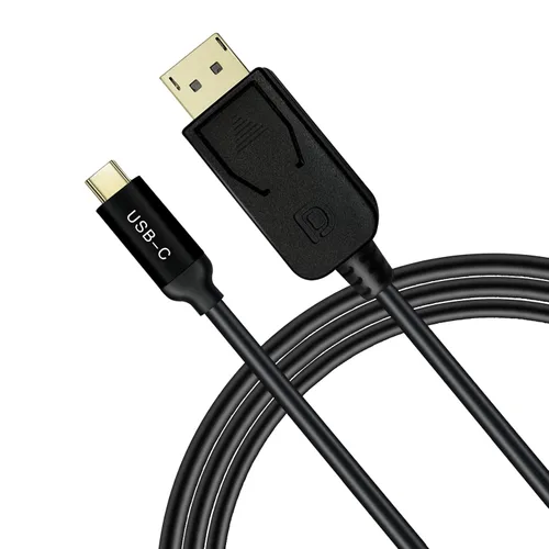 Vista 7 de Cable USB C a DisplayPort con adaptador de carga rápida PD de 100 W 8K @60Hz-Thunderbolt 3/4 a DP Cable 4K a 240Hz compatible con iPhone 15 M1/M2