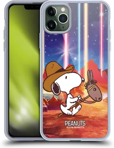 Vista 29 de Head Case Designs Funda de gel con licencia oficial de Peanuts Nebula Cactus Needles Snoopy Space Cowboy [protección de grado militar] compatible