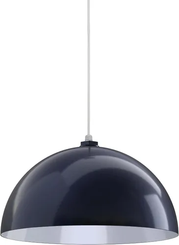 Vista 31 de Steel Lighting Co. Melrose - Lámpara colgante Montada en el techo Cúpula redonda de 18 pulgadas Estilo moderno contemporáneo de granja