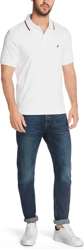 Vista 2 de Nautica Polo de manga corta con cuello de doble punta para hombre