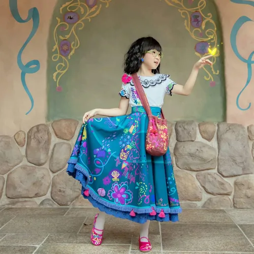 Vista 3 de Bkotoo Encanto Mirabel - Zapatos de vestir para niñas - Cosplay Isabela Madrigal Princess Costume Shoes