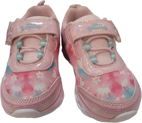 Vista 6 de Disney Princesses - Tenis deportivos iluminados, color rosa (bebé), talla 10