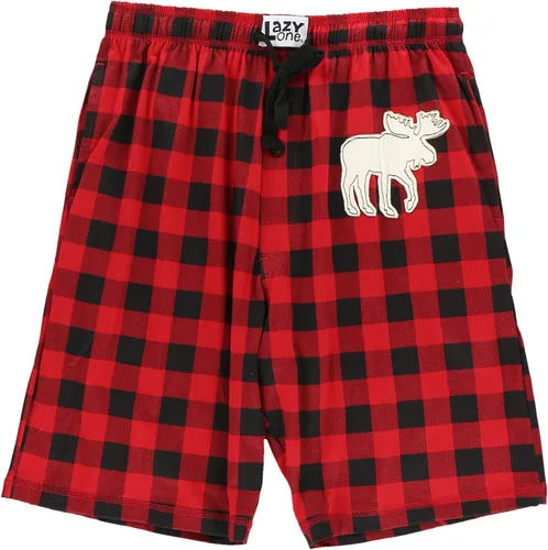 Vista 44 de Lazy One - Pantalones cortos de pijama para hombre, ropa de dormir