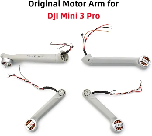 Vista 2 de Brazo original izquierdo derecho delantero trasero reemplazo de los brazos del motor para DJI Mini 3 Pro Drone reparación piezas de repuesto