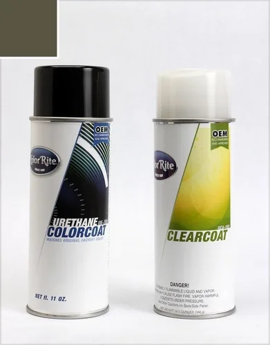 Vista 109 de Aerosol para pintura de retoque automotriz Dodge Stratus - Capa transparente metálica de acero plateado A4/DA4 - Paquete todo incluido