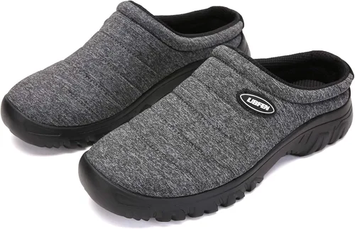 Vista 3 de UBFEN Pantuflas para hombre y mujer sin cordones para interiores y exteriores
