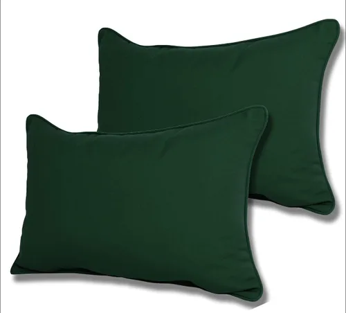Vista 16 de Comfort Classics Sunbrella - Juego de 2 almohadas lumbares para exteriores e interiores (beige antiguo)