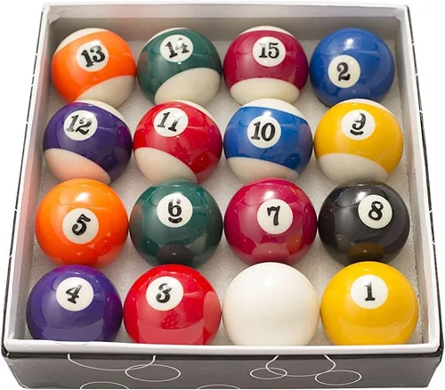 Vista 2 de Juego de bolas de billar para mesa de billar