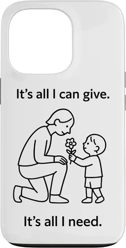 Vista 10 de Child Giving Flower to Parent Minimal Symbolic Love Design Case for iPhone 16