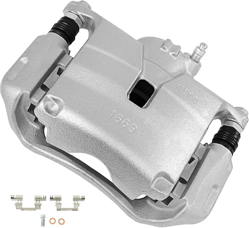 Vista 47 de cciyu 18B4918A Pinza de freno delantera derecha con soporte para Cadillac, para Chevy, para GMC