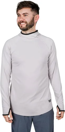 Vista 2 de BLACKSTRAP Camisa de sol UV con capucha y cuello redondo para hombre