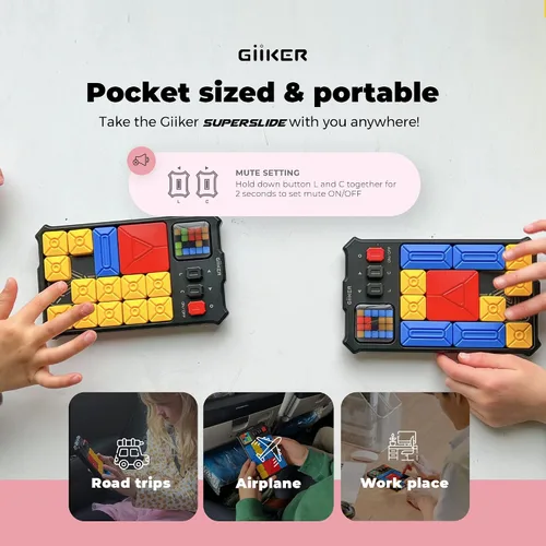 Vista 26 de GiiKER Super Slide Puzzle Game, más de 500 desafíos, juguete STEM para mayores de 6 años